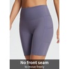 baleaf Women’s High Waist Biker Shorts with 3 Pockets(Light Purple-softer)