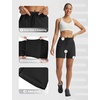 baleaf Women’s Hiking Shorts 5″ with Zipper Pockets(Black)