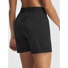 baleaf Women’s Hiking Shorts 5″ with Zipper Pockets(Black)