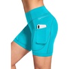 baleaf 4D Padded Bike Shorts Women Cycling Underwear with Pockets(Navy Blue)