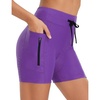 baleaf Women’s 4D Padded Bike Shorts Cycling Underwear Biking(Dark Purple)