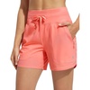 baleaf Women’s 5″ Swim Board Shorts Beach Bottoms with Boxer Liner(Pink)