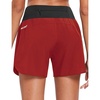 baleaf Women’s 5″ Workout Running Shorts with Liner Quick Dry Athletic(Red)