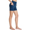 image:imagebaleaf Womens High Waist Biker Shorts with 3 PocketsNavy Bluestretchierlycra