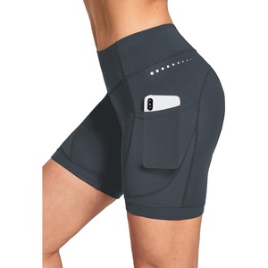 baleaf 4D Padded Bike Shorts Women Cycling Underwear with Pockets(Dark Grey)