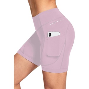 baleaf 4D Padded Bike Shorts Women Cycling Underwear with Pockets(Light Purple)
