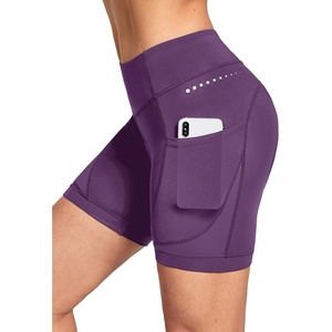 baleaf 4D Padded Bike Shorts Women Cycling Underwear with Pockets(Purple II)