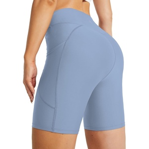 baleaf Women’s 3″/6″/8″ High Waisted Swim Board Shorts Swimsuits UPF 50+(Ice Blue)